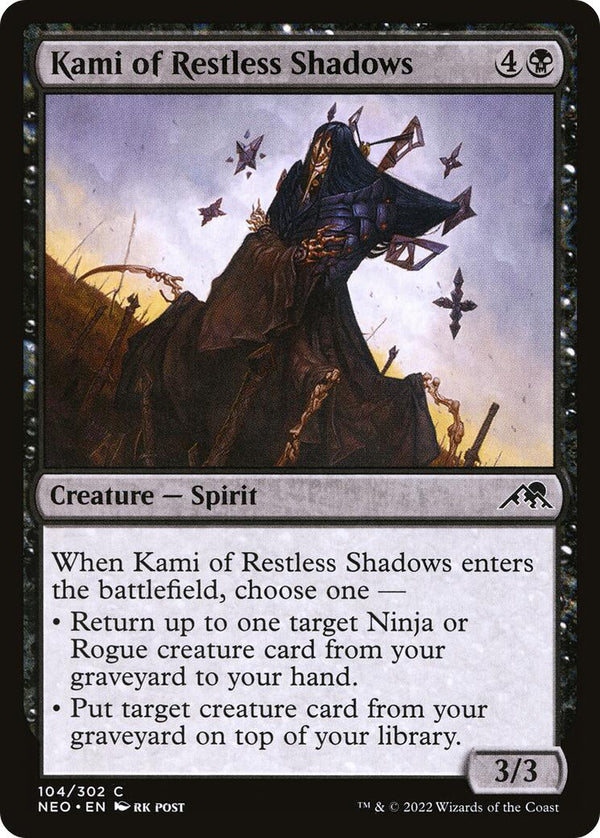 Kami of Restless Shadows [NEO - 104] - Cartes Sportives Rive Sud