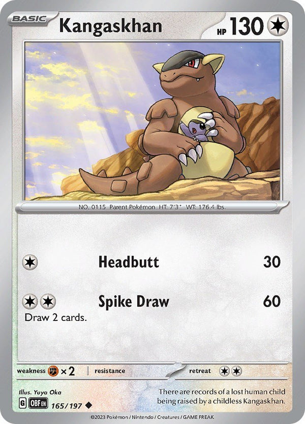 Kangaskhan [OBF - 165/197] - Cartes Sportives Rive Sud