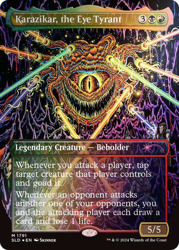 Karazikar, the Eye Tyrant (Rainbow Foil) [SLD - 1791] - Cartes Sportives Rive Sud