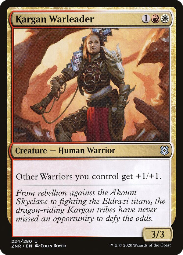 Kargan Warleader [ZNR - 224] - Cartes Sportives Rive Sud