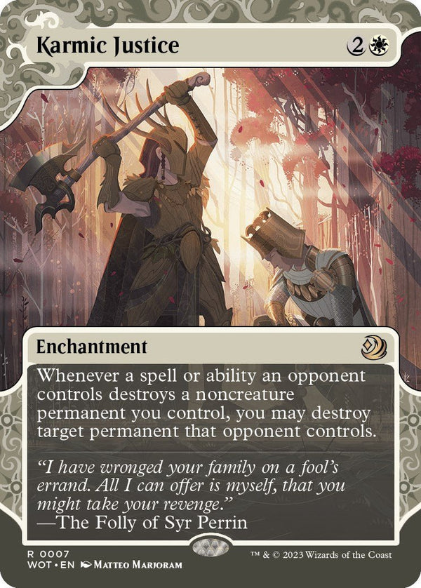 Karmic Justice [WOT - 7] - Cartes Sportives Rive Sud