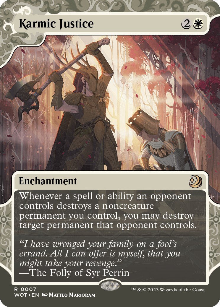 Karmic Justice [WOT - 7] - Cartes Sportives Rive Sud