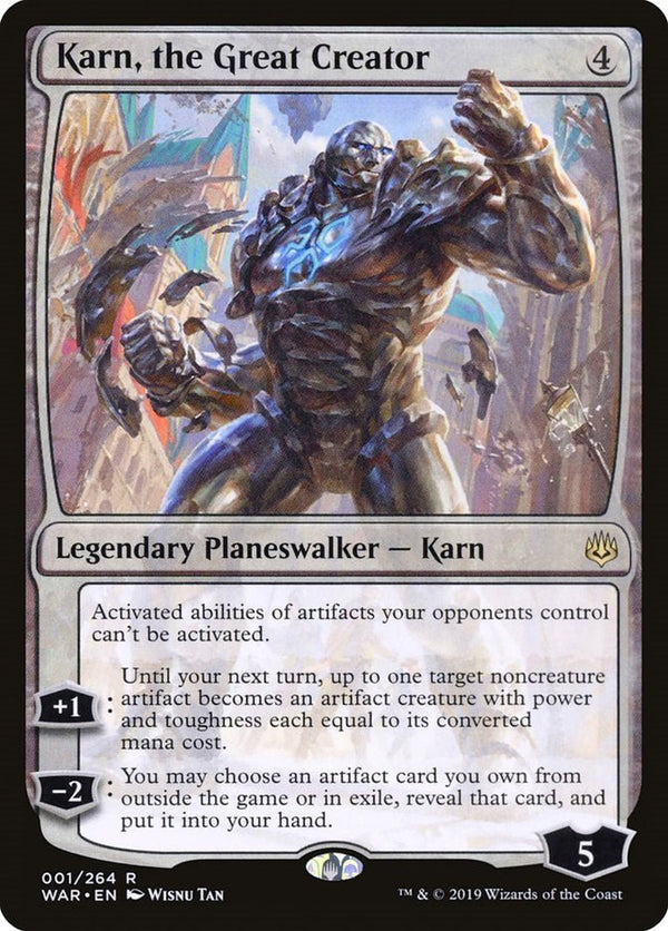 Karn, the Great Creator [WAR - 1] - Cartes Sportives Rive Sud
