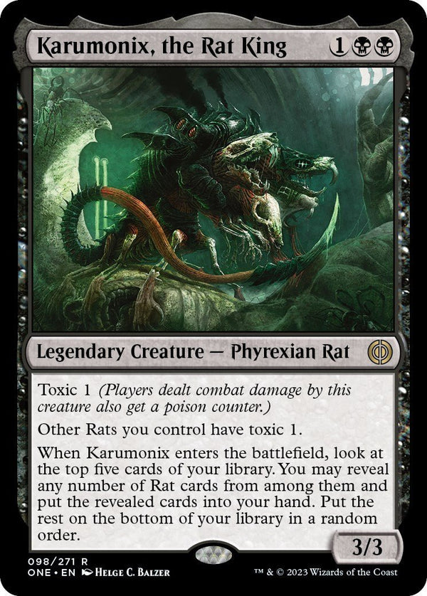 Karumonix, the Rat King [ONE - 98] - Cartes Sportives Rive Sud