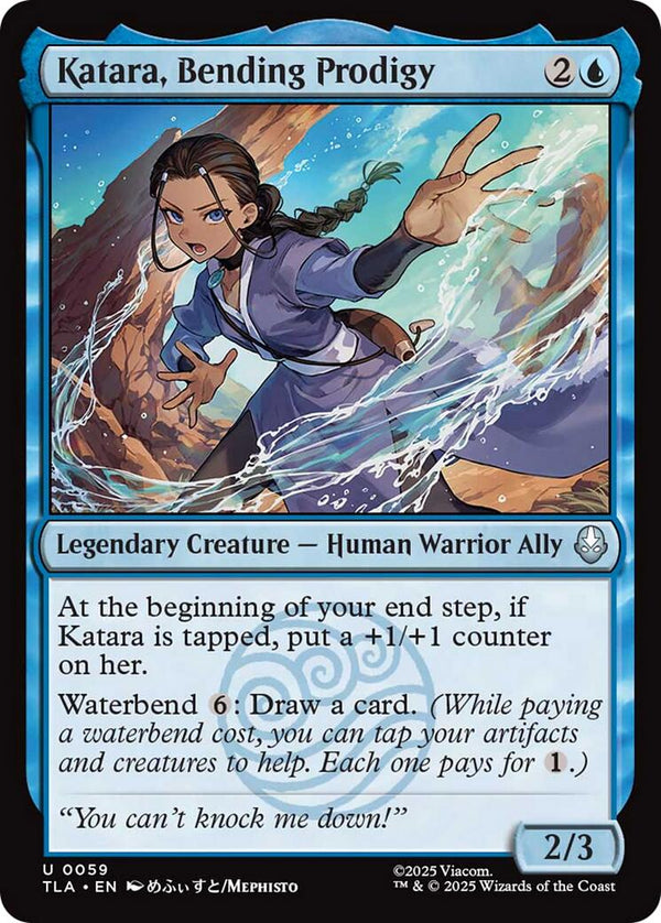 Katara, Bending Prodigy [TLA - 59] - Cartes Sportives Rive Sud