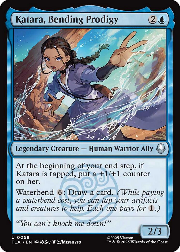 Katara, Bending Prodigy [TLA - 59] - Cartes Sportives Rive Sud