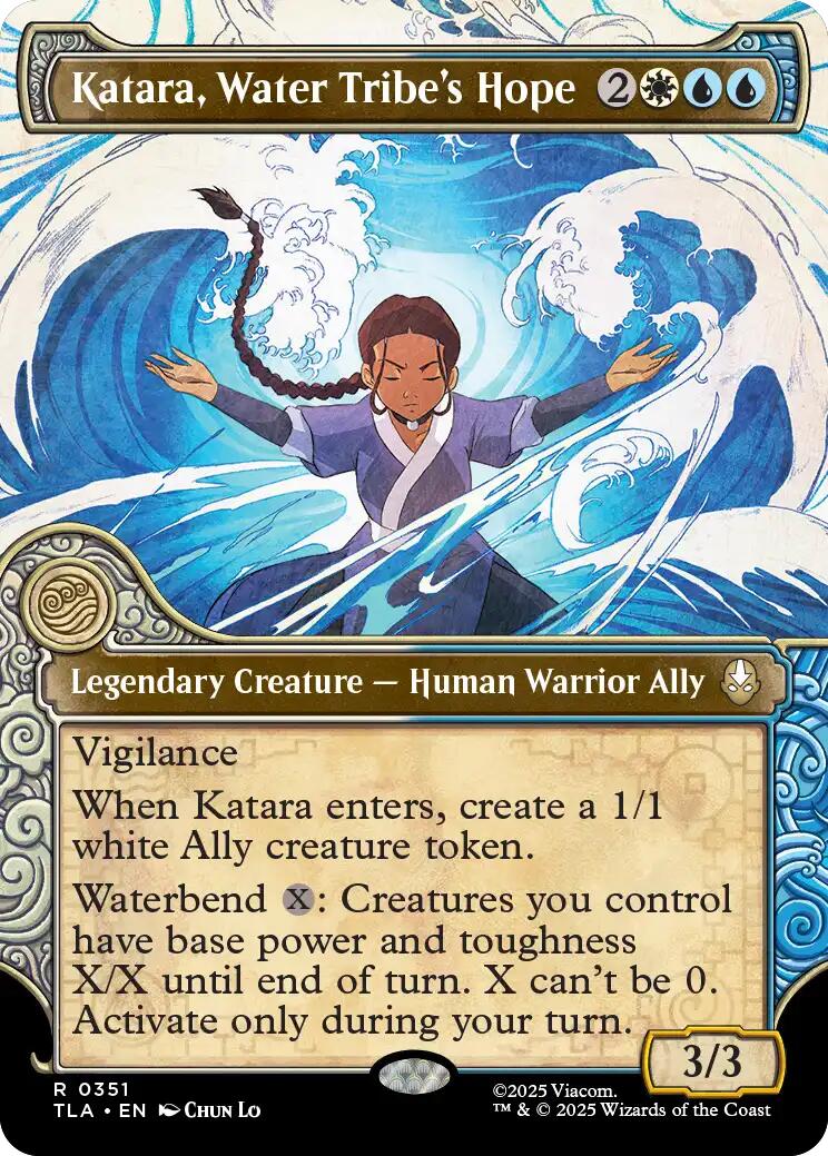 Katara, Water Tribe's Hope (Showcase) [TLA - 351] - Cartes Sportives Rive Sud