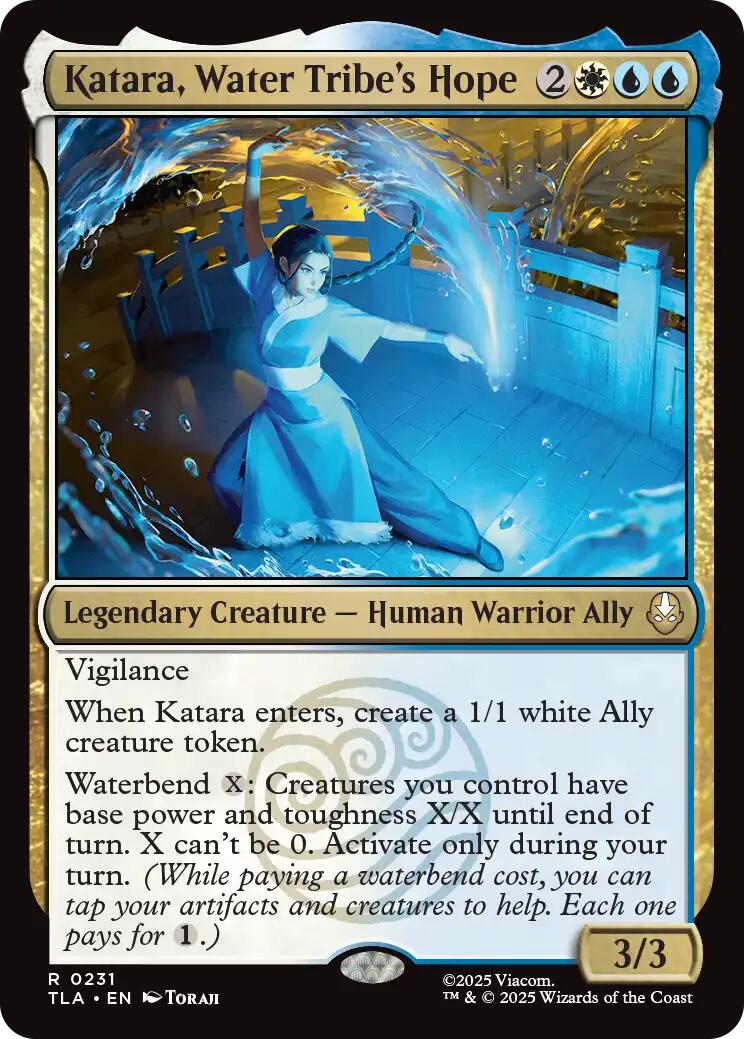 Katara, Water Tribe's Hope [TLA - 231] - Cartes Sportives Rive Sud