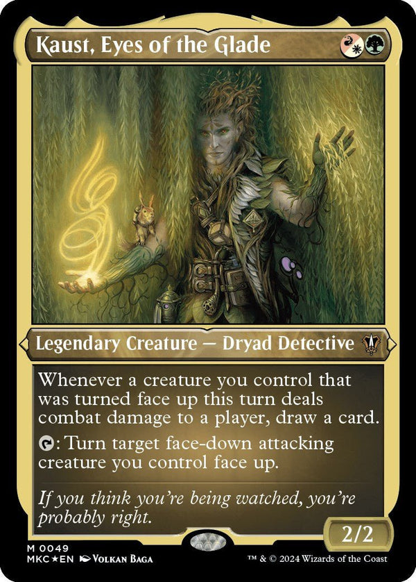 Kaust, Eyes of the Glade (Display Commander) - Thick Stock [MKC - 49] - Cartes Sportives Rive Sud
