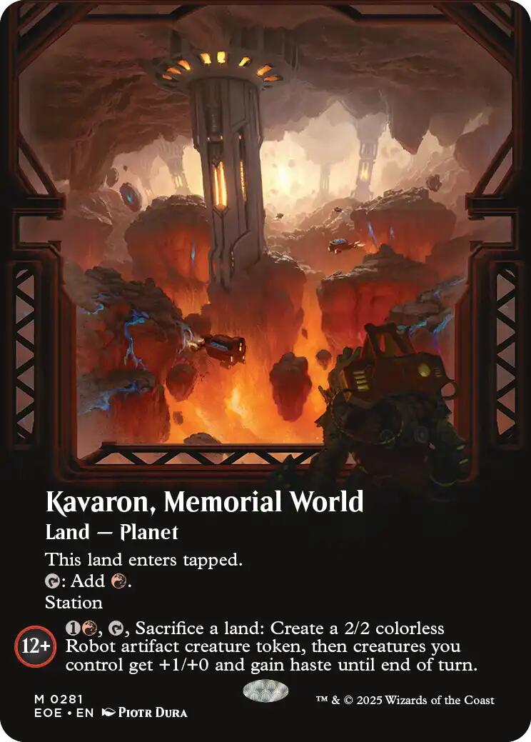 Kavaron, Memorial World (Borderless) [EOE - 281] - Cartes Sportives Rive Sud
