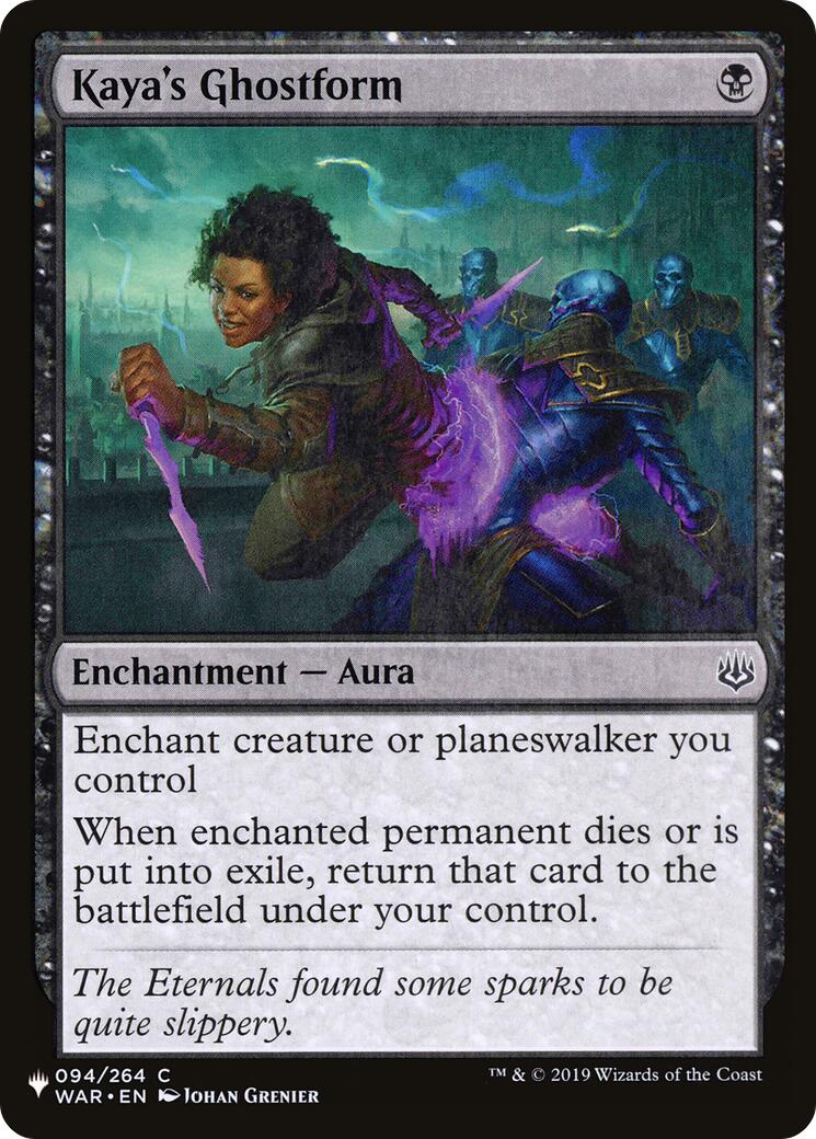 Kaya's Ghostform [LIST - 094/264] - Cartes Sportives Rive Sud