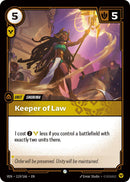 Keeper of Law [VEN - 119/166] - Cartes Sportives Rive Sud