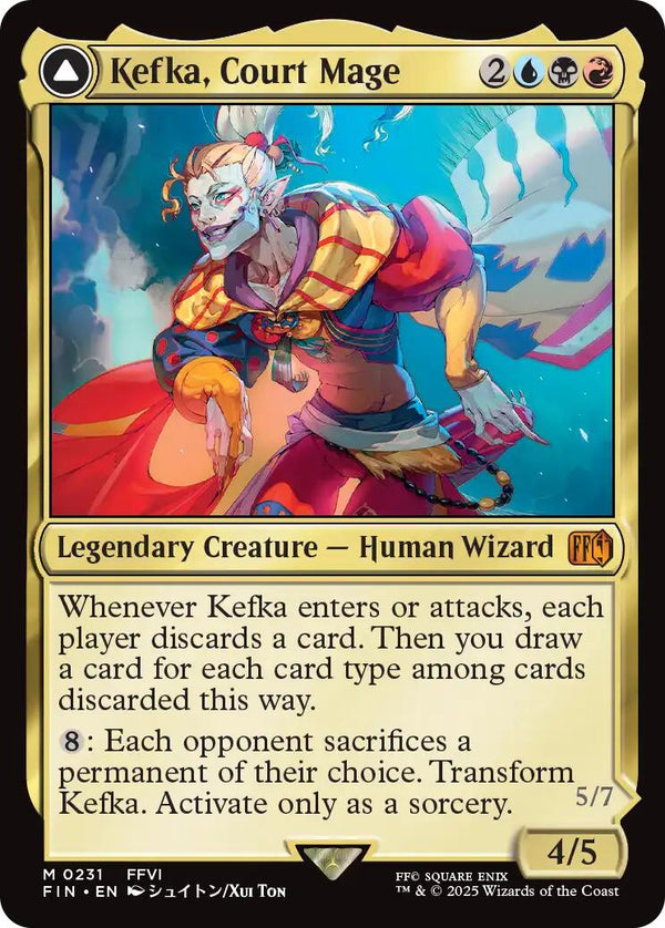 Kefka, Court Mage [FIN - 231] - Cartes Sportives Rive Sud