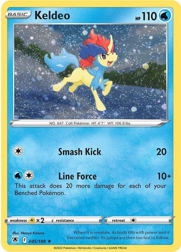 Keldeo - 045/189 (Cosmos Holo) [MCAP - 045/189] - Cartes Sportives Rive Sud