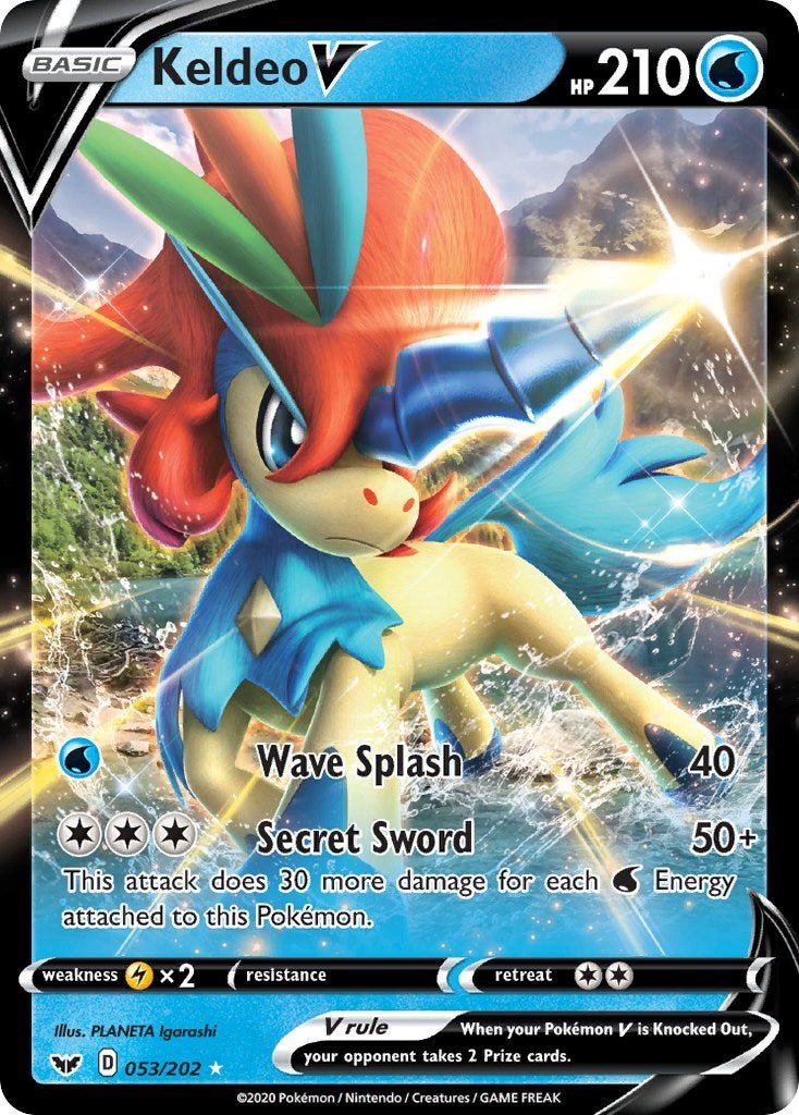 Keldeo V [SWSH01 - 053/202] - Cartes Sportives Rive Sud