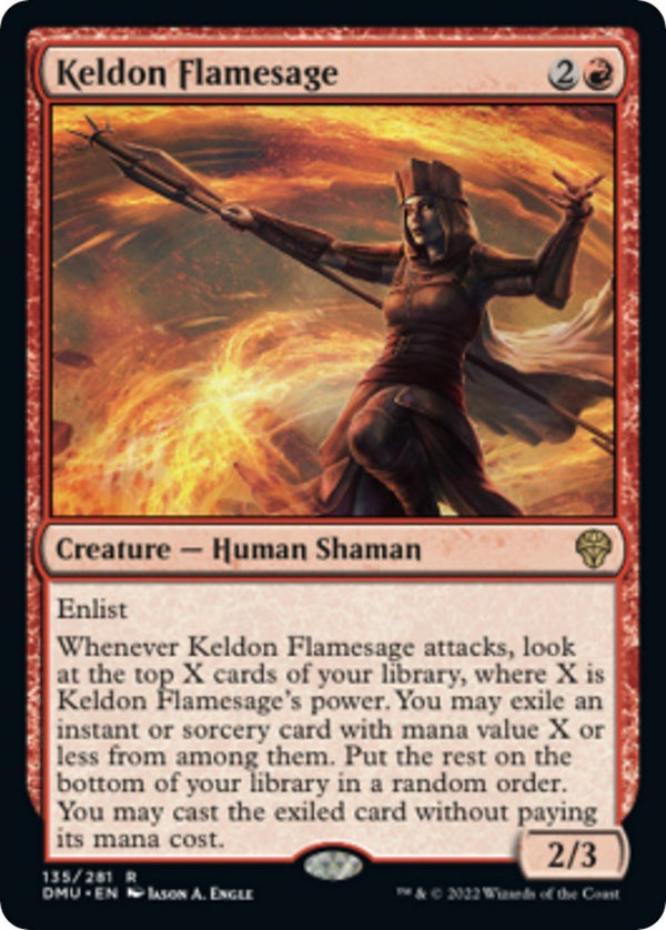 Keldon Flamesage [DMU - 135] - Cartes Sportives Rive Sud