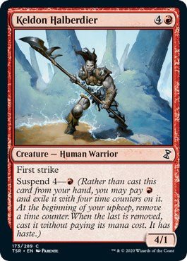 Keldon Halberdier [TSR - 173] - Cartes Sportives Rive Sud