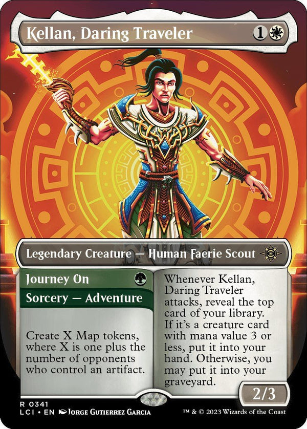 Kellan, Daring Traveler (Borderless) [LCI - 341] - Cartes Sportives Rive Sud