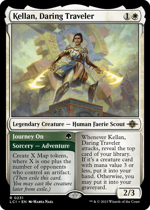 Kellan, Daring Traveler [LCI - 231] - Cartes Sportives Rive Sud