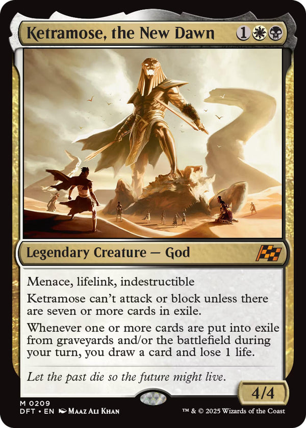 Ketramose, the New Dawn [DFT - 209] - Cartes Sportives Rive Sud