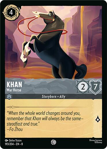 Khan - War Horse [8 - 193/204] - Cartes Sportives Rive Sud