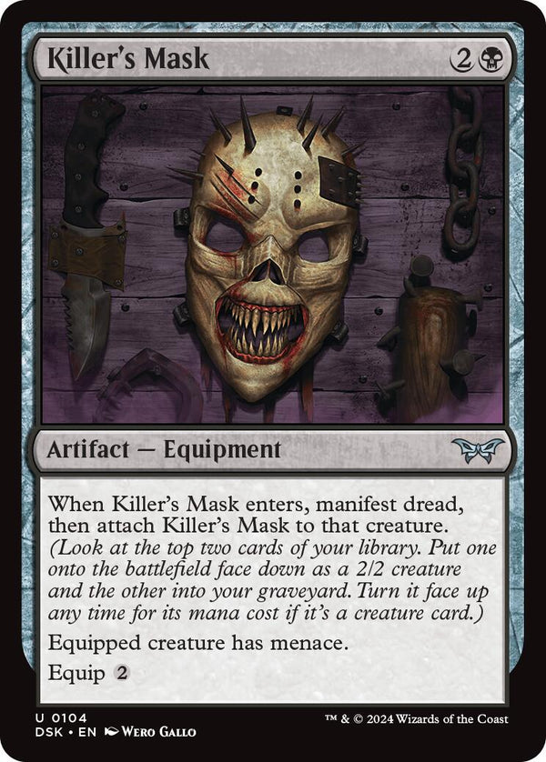 Killer's Mask [DSK - 104] - Cartes Sportives Rive Sud