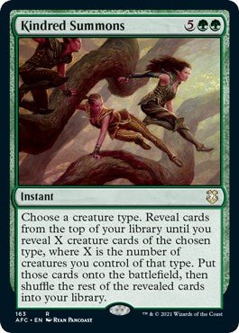 Kindred Summons [AFC - 163] - Cartes Sportives Rive Sud