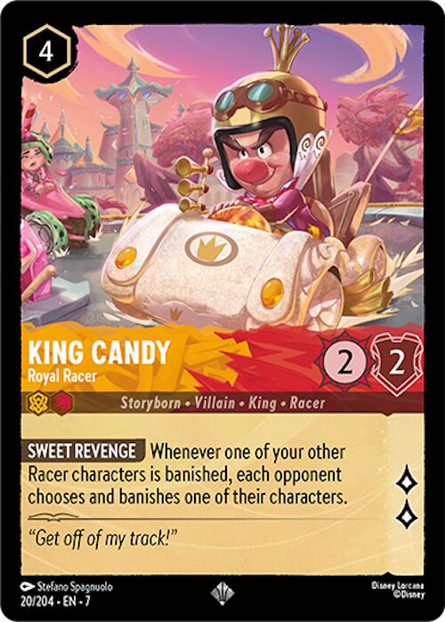 King Candy - Royal Racer [7 - 20/204] - Cartes Sportives Rive Sud