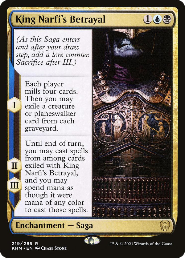 King Narfi's Betrayal [KHM - 219] - Cartes Sportives Rive Sud