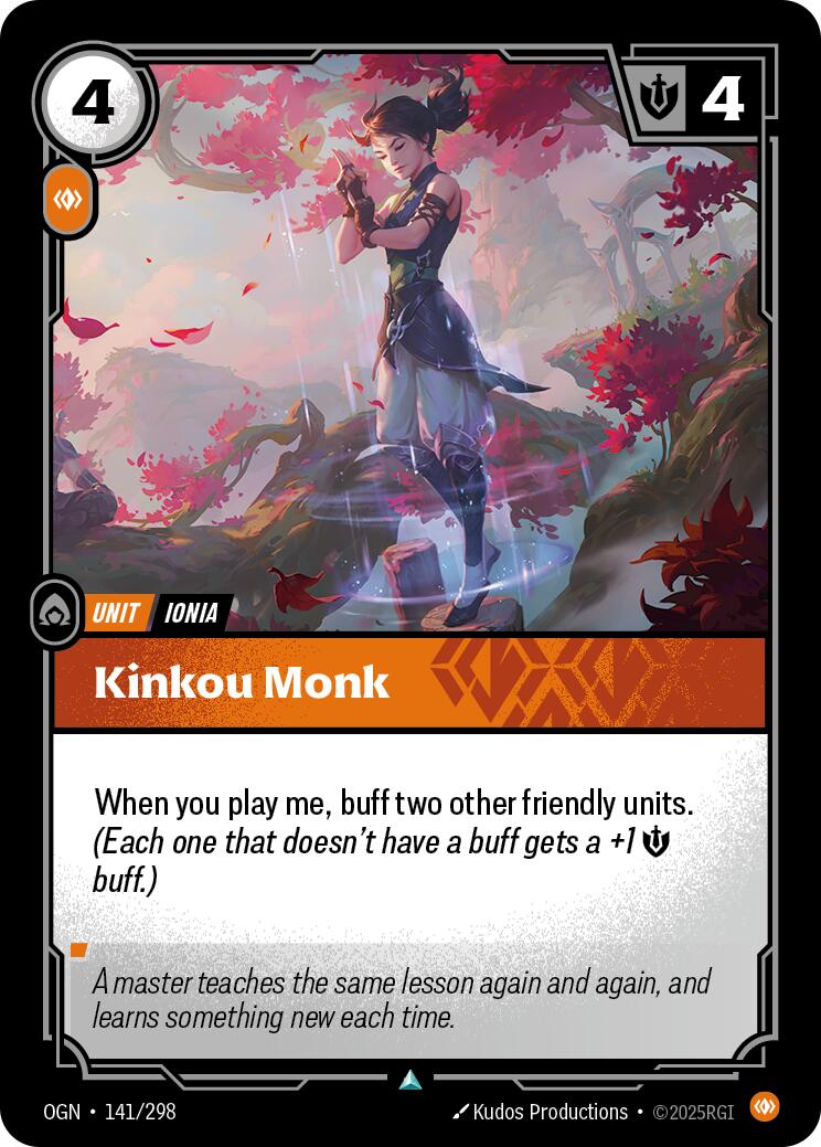 Kinkou Monk [OGN - 141/298] - Cartes Sportives Rive Sud