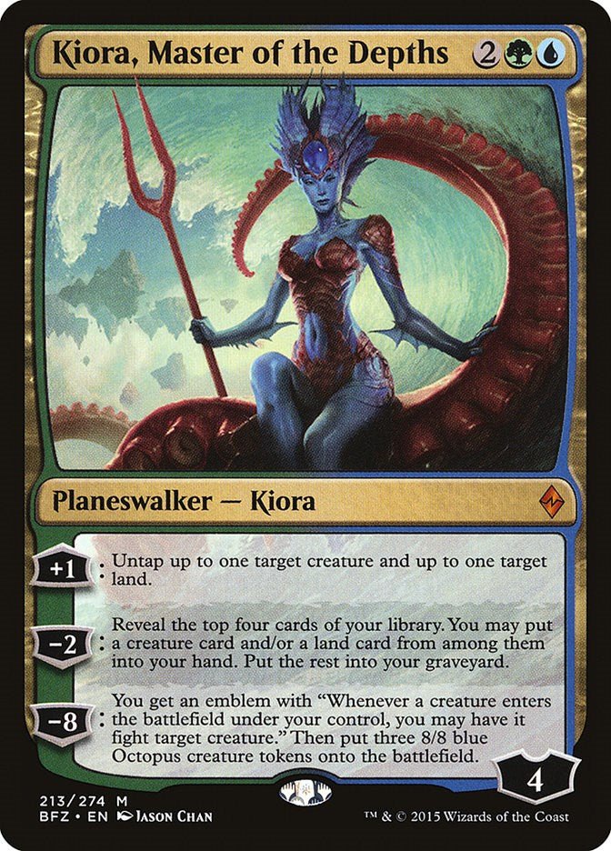 Kiora, Master of the Depths [BFZ - 213] - Cartes Sportives Rive Sud