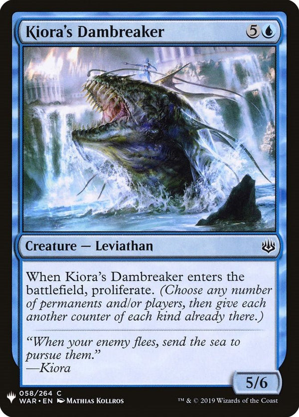 Kiora's Dambreaker [LIST - 58] - Cartes Sportives Rive Sud