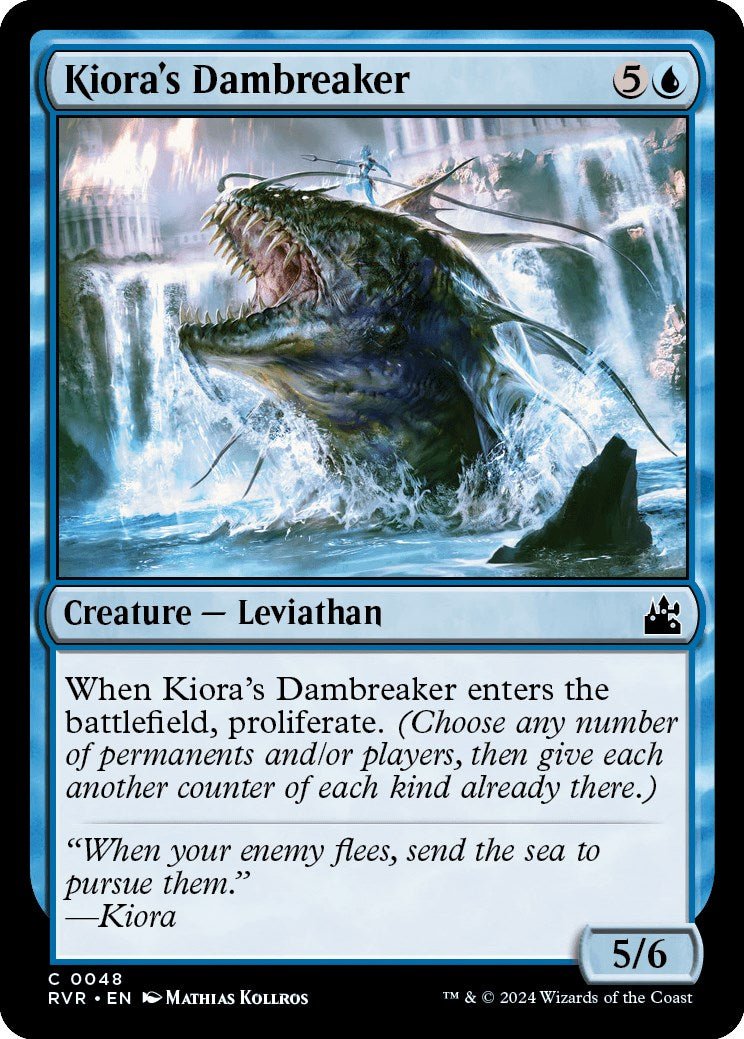 Kiora's Dambreaker [RVR - 48] - Cartes Sportives Rive Sud