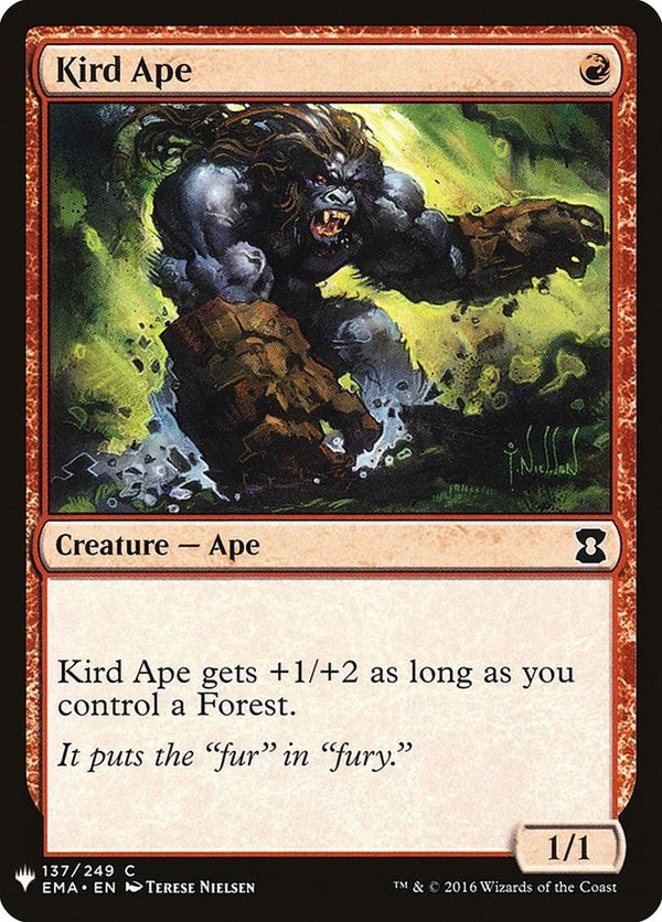 Kird Ape [LIST - 137] - Cartes Sportives Rive Sud