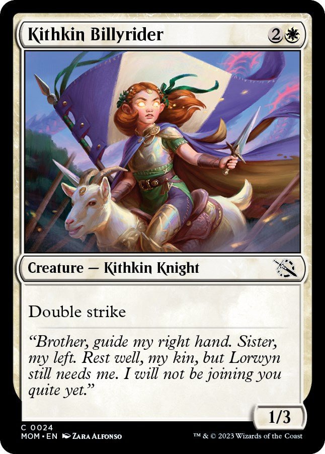 Kithkin Billyrider [MOM - 24] - Cartes Sportives Rive Sud