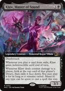 Klaw, Master of Sound (Extended Art) [MSC - 352] - Cartes Sportives Rive Sud
