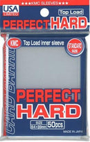 KMC Perfect Fit Hard Clear Inner Standard Sleeves 50CT - Cartes Sportives Rive Sud