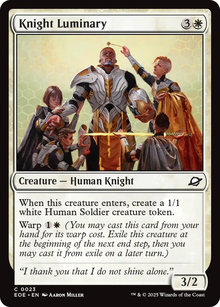 Knight Luminary [EOE - 23] - Cartes Sportives Rive Sud
