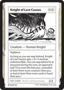 Knight of Lost Causes [MB2PC - N/A] - Cartes Sportives Rive Sud