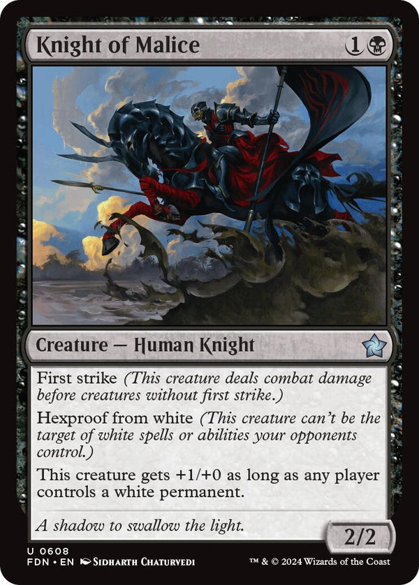 Knight of Malice [FDN - 608] - Cartes Sportives Rive Sud