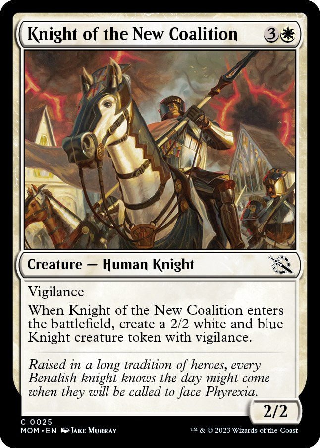 Knight of the New Coalition [MOM - 25] - Cartes Sportives Rive Sud