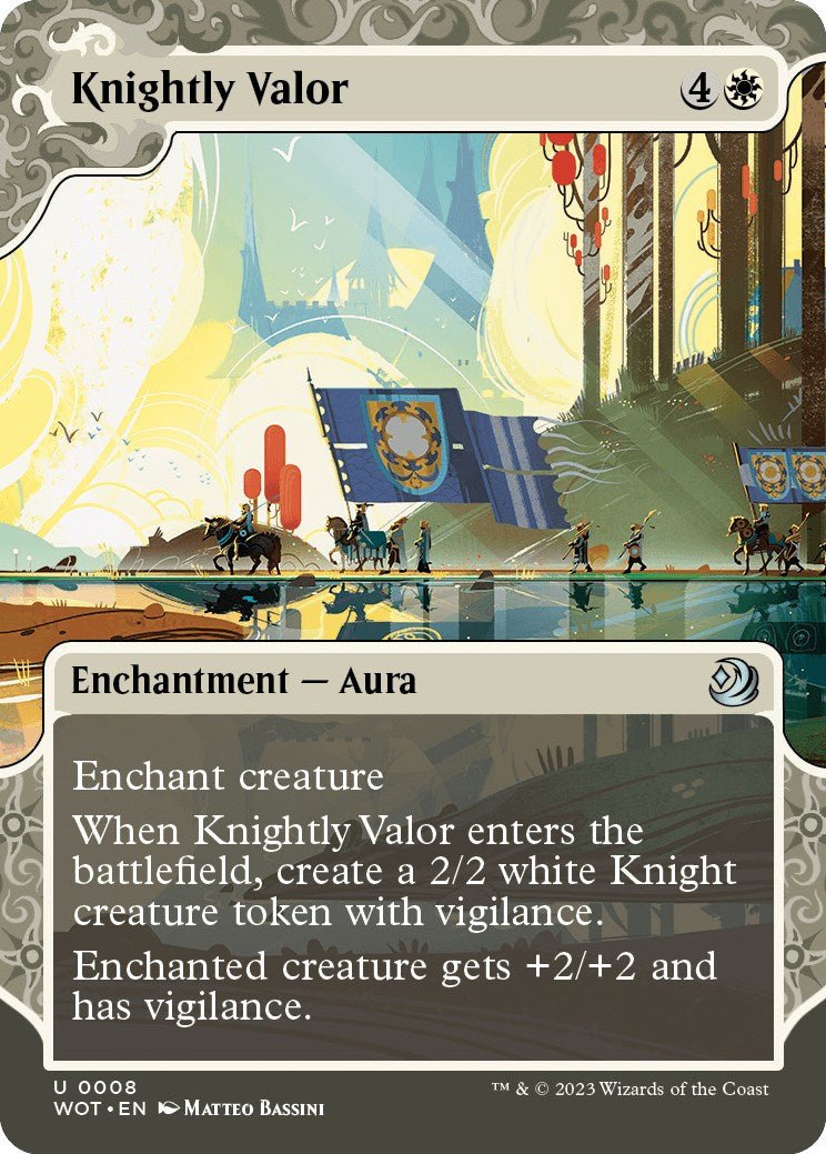 Knightly Valor [WOT - 8] - Cartes Sportives Rive Sud