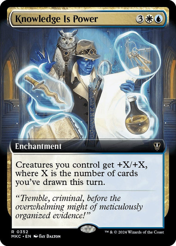 Knowledge is Power (Extended Art) [MKC - 352] - Cartes Sportives Rive Sud