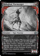 Kolaghan Warmonger (Showcase) [MAT - 67] - Cartes Sportives Rive Sud
