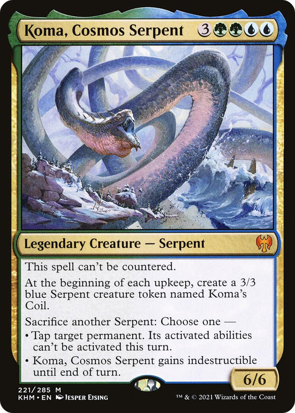 Koma, Cosmos Serpent [KHM - 221] - Cartes Sportives Rive Sud