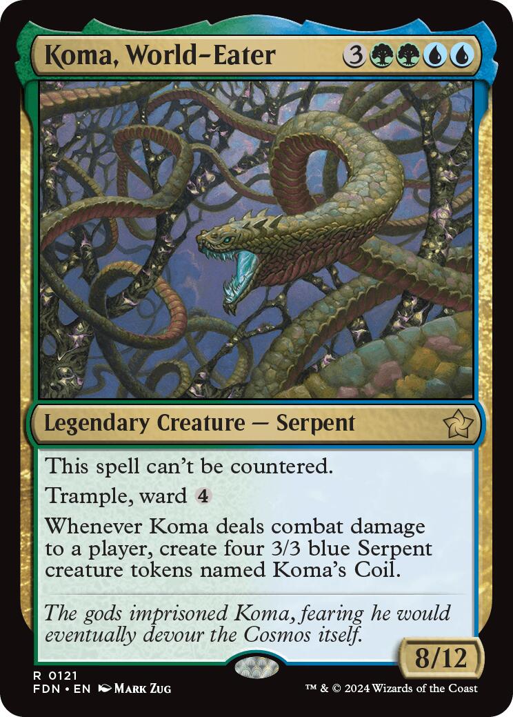 Koma, World - Eater [FDN - 121] - Cartes Sportives Rive Sud