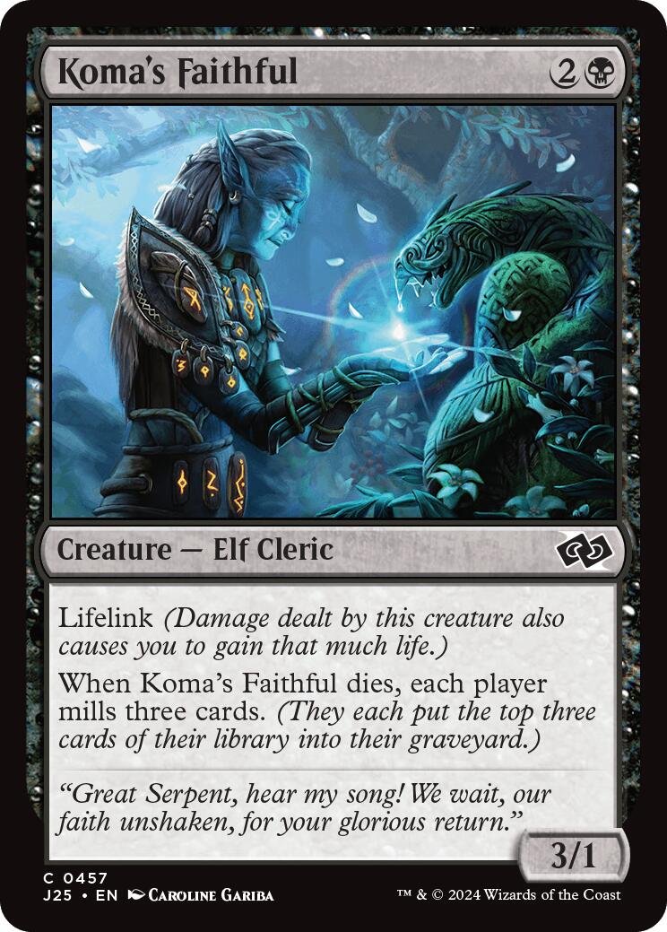 Koma's Faithful [J25 - 457] - Cartes Sportives Rive Sud