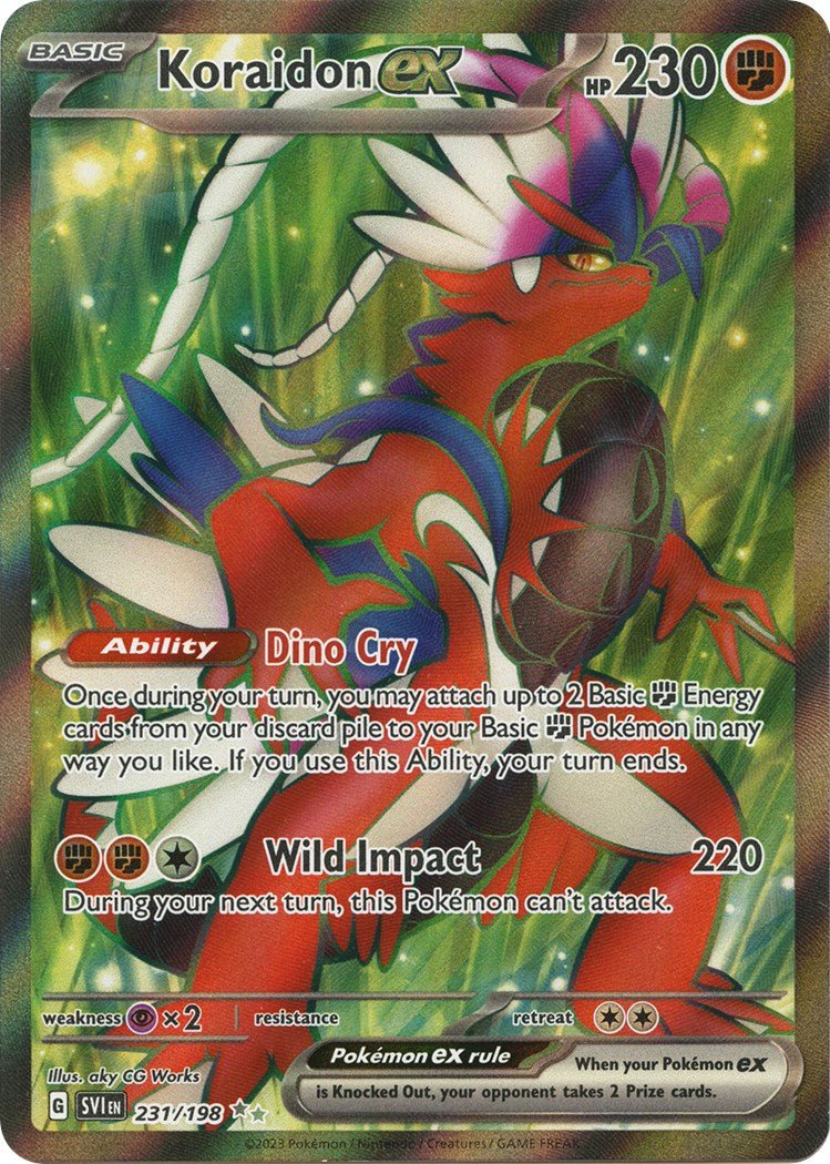Koraidon ex - 231/198 [SV1 - 231/198] - Cartes Sportives Rive Sud