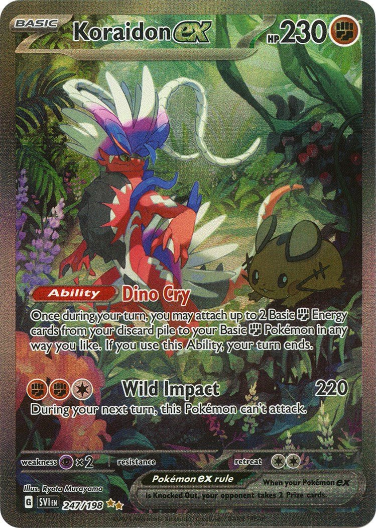 Koraidon ex - 247/198 [SVI - 247/198] - Cartes Sportives Rive Sud