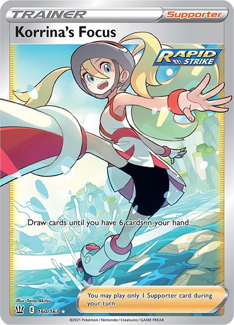 Korrina's Focus (Full Art) [SWSH05 - 160/163] - Cartes Sportives Rive Sud